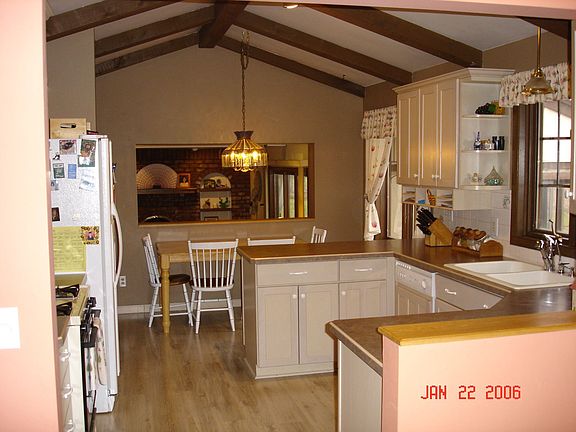 Vaulted Open Kitchen