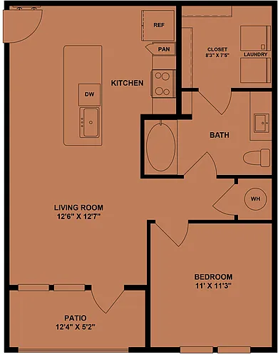 Floor plan A1-Dogwood Accessible