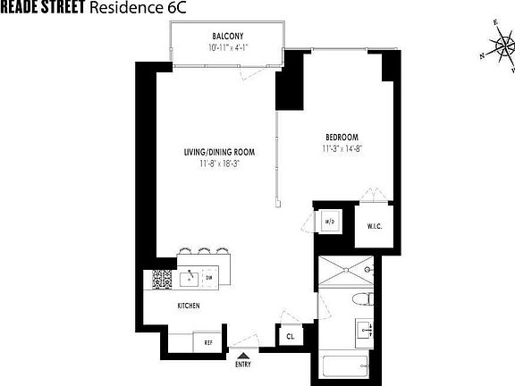 2nd image of 57 Reade St APT 6C