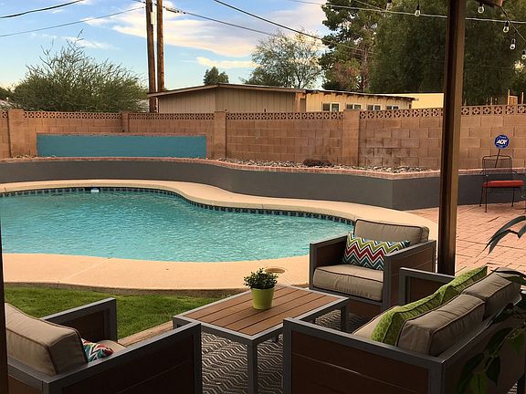 Pool and covered patio