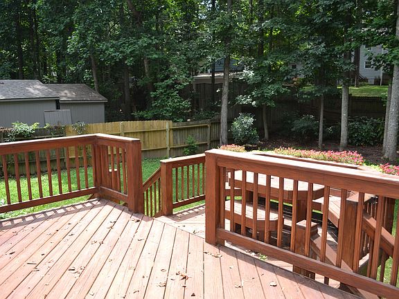 Large entertaining deck