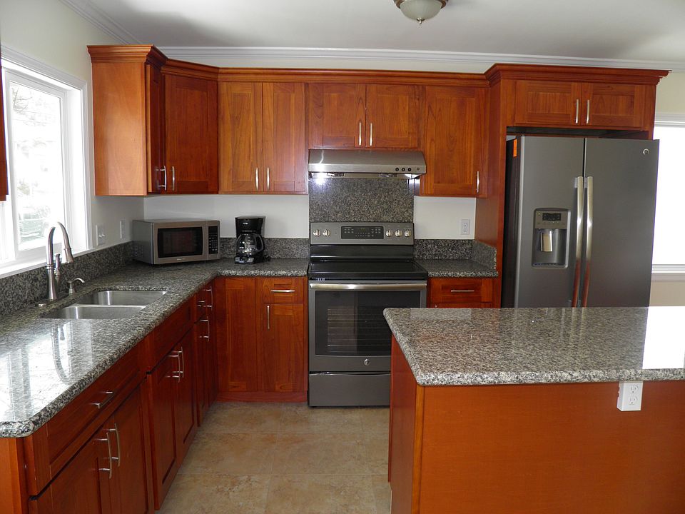 full kitchen with microwave & coffee maker