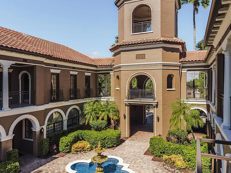 Courtyard Tower Feature