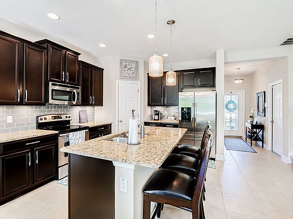 Kitchen, Hall to Entryway