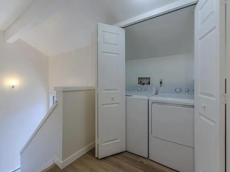 top floor laundry area