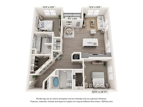 Floor plan B7