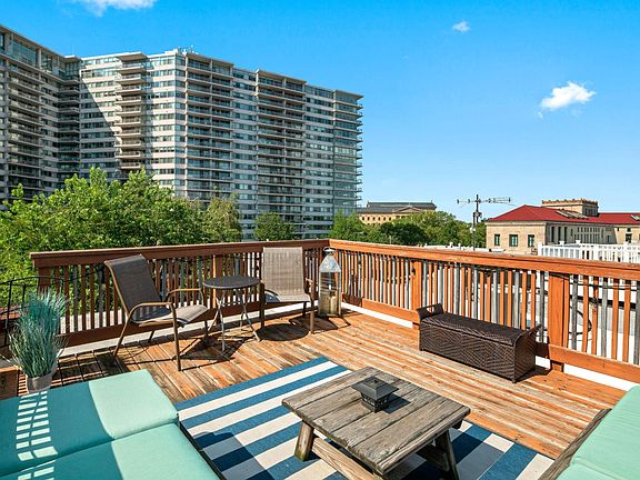 Rooftop Deck with views of the Art Museum