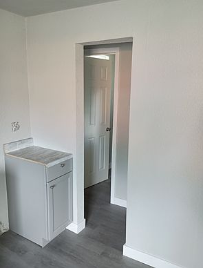 Hallway from Kitchen to Bath & Bedroom