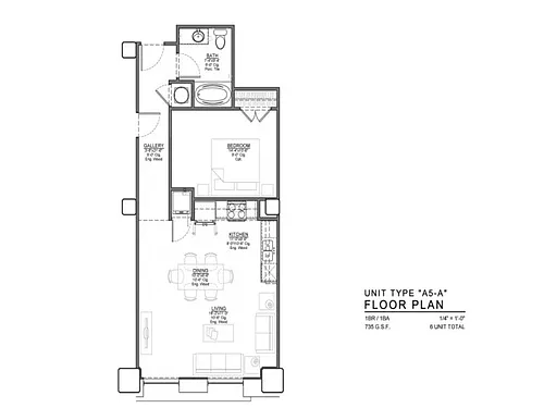 Floor plan A5-A