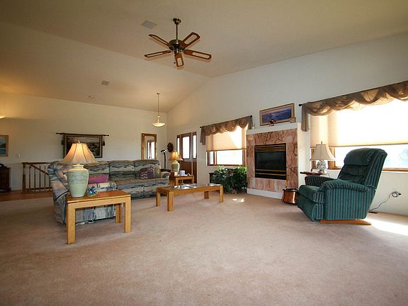 Open Great Room with Fireplace