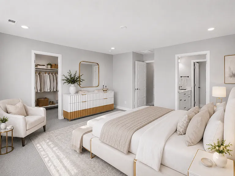 Staged Master Room