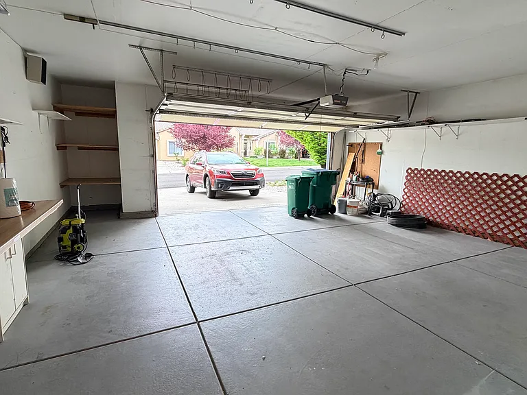 Full size two car garage