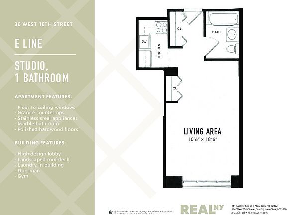 2nd image of 30 W 18th St APT 8E