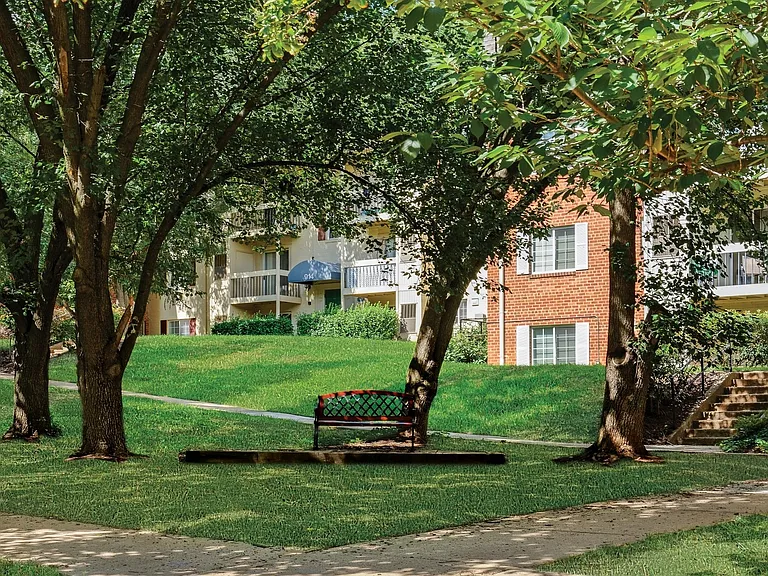 Lush landscaping throughout the community
