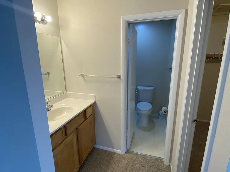 Master bedroom, entrance to closet and bath