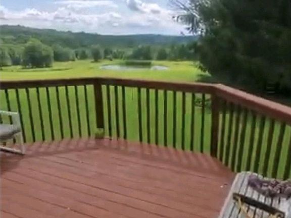 Back deck off of the master bedroom
