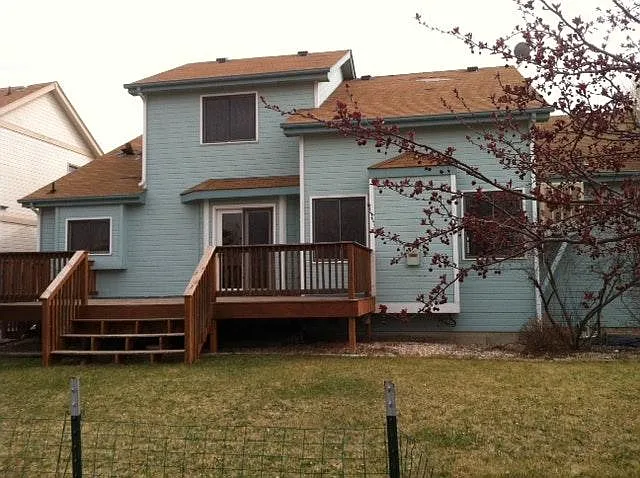 Rear view & deck