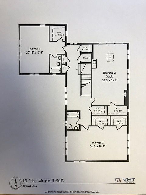 Floor Plan 2nd Level