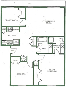 Floor plan 3 Bedroom
