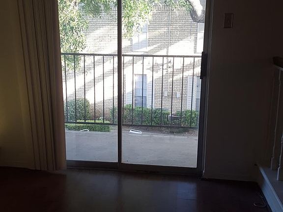 balcony door on second floor