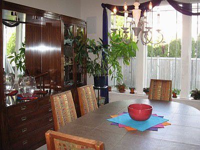 Formal Dining Room with Built-in Speakers