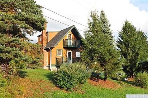 Located high on a dead end road this 3 bedroom home has fabulous Catskill Mountain views.