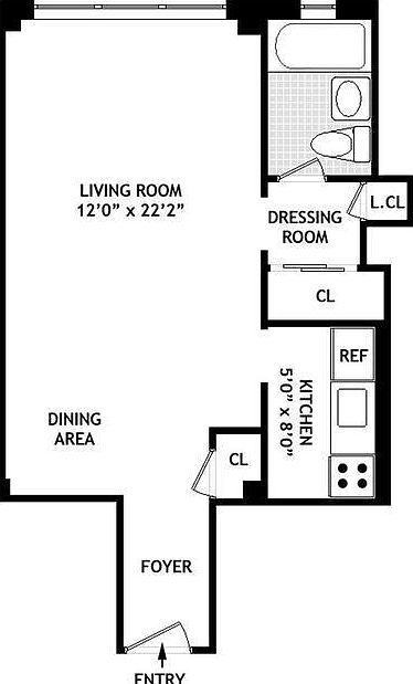2nd image of 408 W 57th St APT 10P