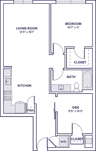 Floor plan A05D - South Tower