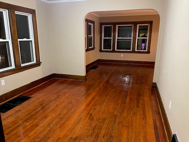 Living room and front entry