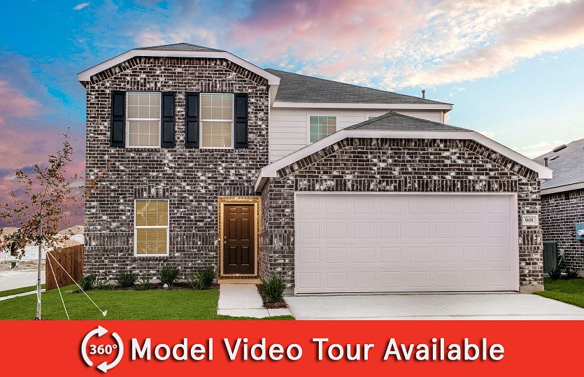 The Mesilla, a two-story home with 2-car garage, shown with Home Exterior N