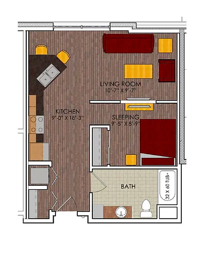 Floor plan 3-D