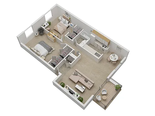 Floor plan The Basquiat