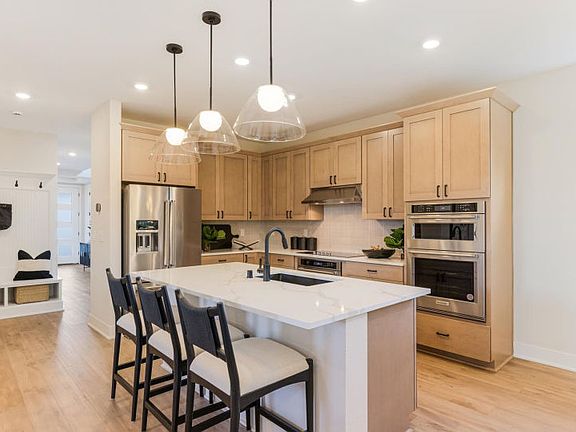 Storage and Island in Kitchen