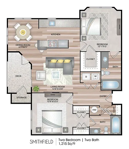 Floor plan Smithfield