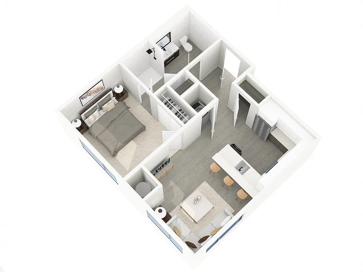 Floor plan 1 Bedroom