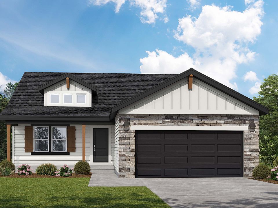 Transitional 1 - 2 Car - Oaks of Edgewood