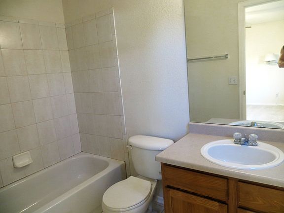 Real tile in bathroom