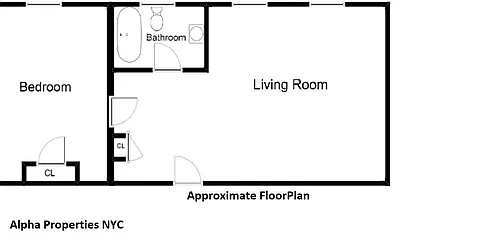 Rented by Alpha Properties NYC I LLC