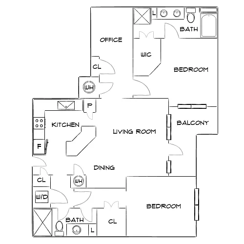 Floor plan Design 2J