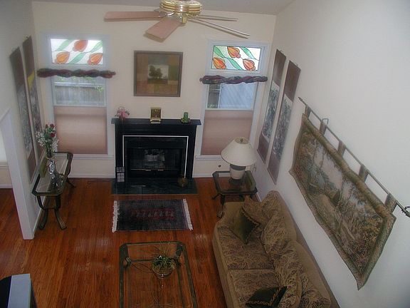 Family Room with vaulted ceiling
