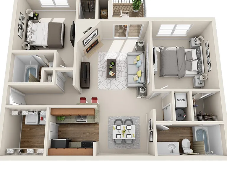 Arlington Million - 2 Bed 2 Bath