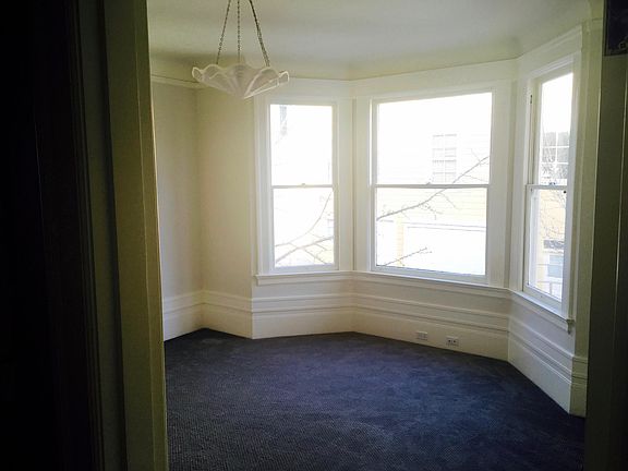 The first of four large rooms with Bay window onto Child street