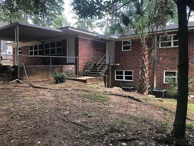 rear of triplex