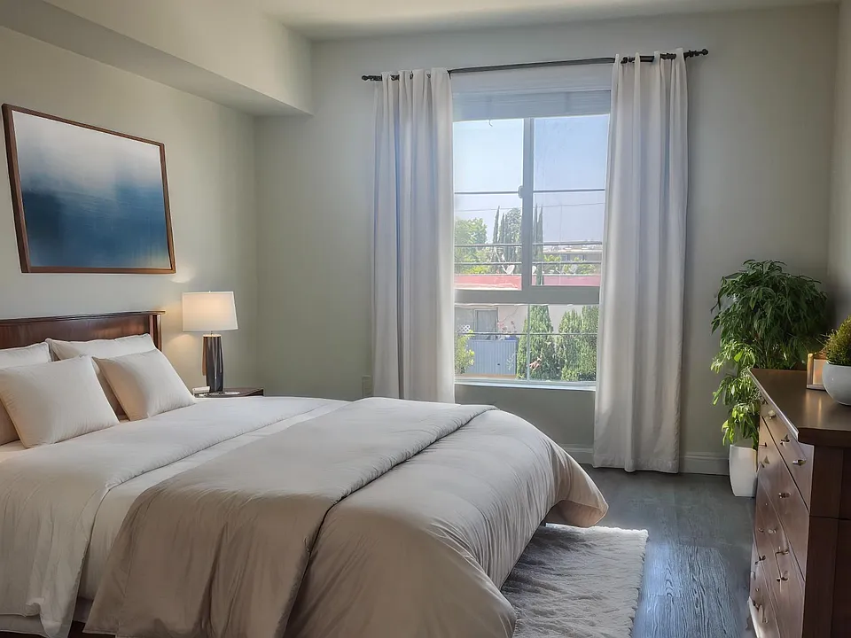 Guest Bedroom Virtually Staged
