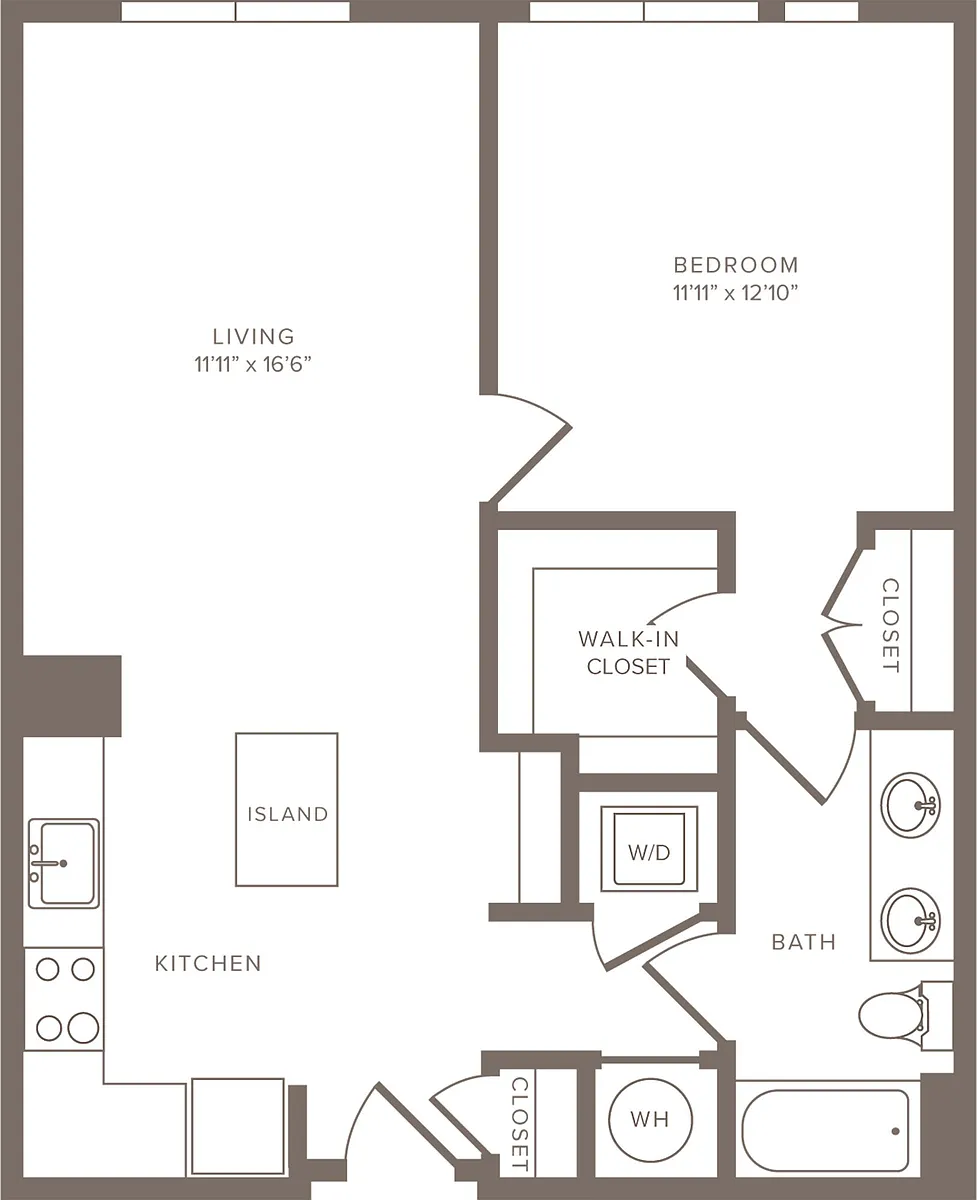 Floor plan A3 -1X1