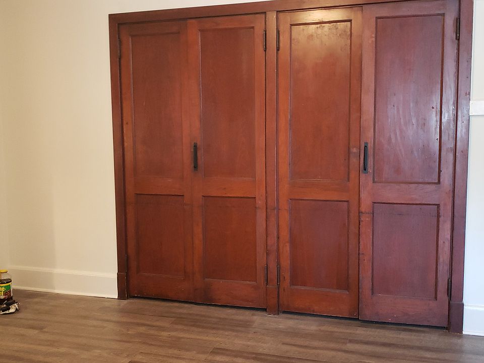 Huge closets in living/dining area