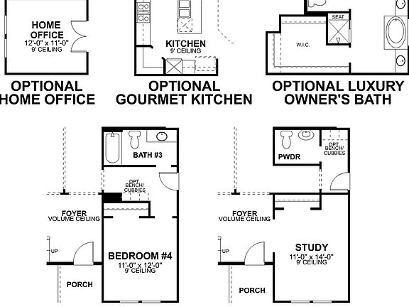 Zacate First Floor Options