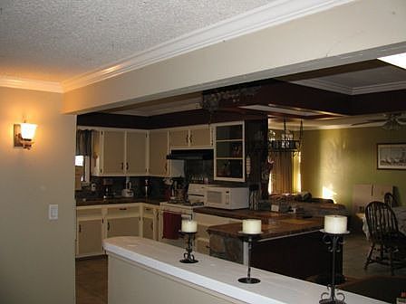 Open floor plan allows easy access to living or family room