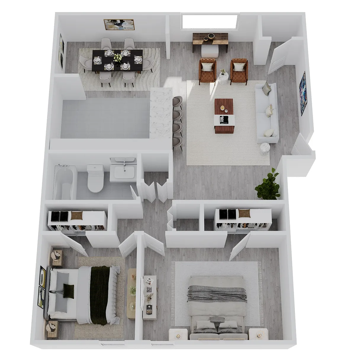 Floor plan The Barrington