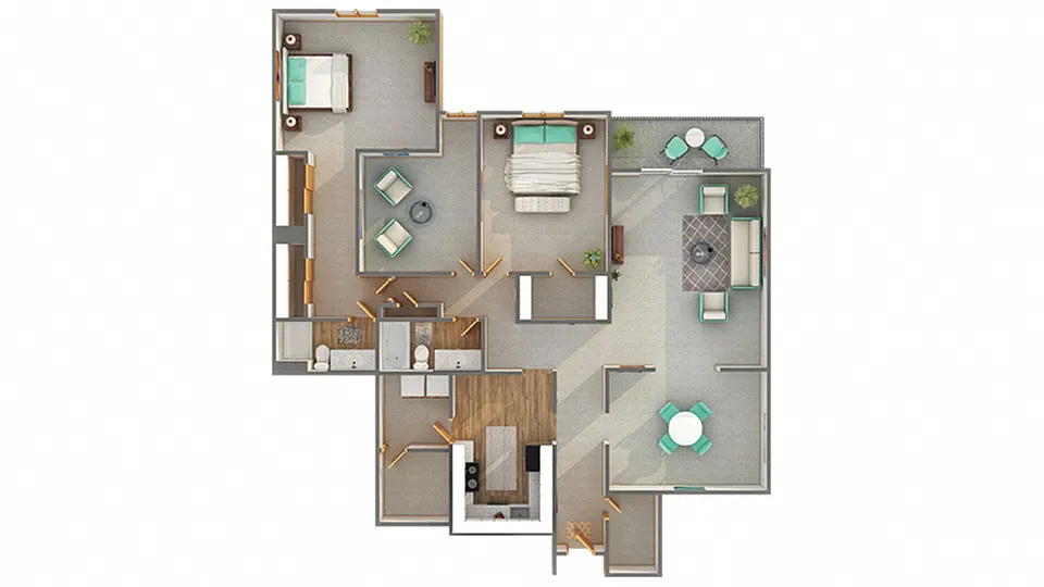 Floor plan The Maple